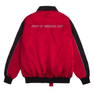 DRAWSTRING JACKET/Red