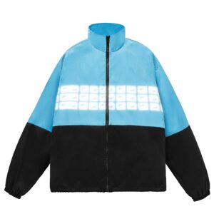 TRIO NEW LOGO JACKET/Cyan&Black