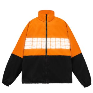 TRIO NEW LOGO JACKET/Orange&Black