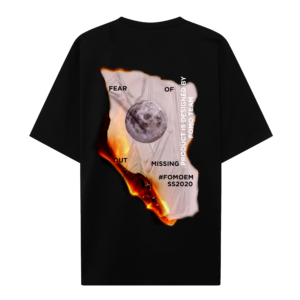 BURNED OUT T-SHIRT/BLACK