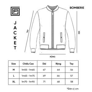 BOMBERIE JACKET/Black