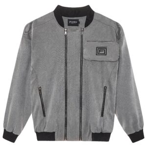 DEUCE ZIP JACKET/Light Grey