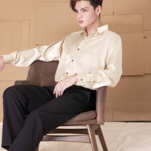 SILKY SHIRT/Beige